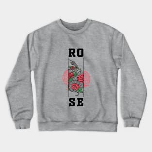 Rose and Snake Crewneck Sweatshirt